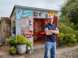 Supporting image for story: Art technician wins Shed of the Year prize for ‘ghost-town chic’ structure