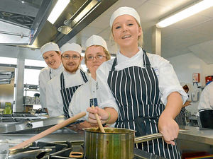 Supporting image for story: Catering kitchen and restaurant opens at Shropshire college