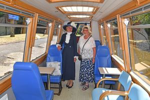 High Sheriff Jane Trowbridge with Sue Price