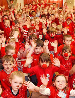 Pupils at Market Drayton Infant School raised money