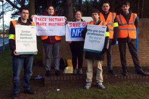 Supporting image for story: Junior doctors in Shropshire join second strike as last-ditch talks fail