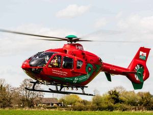 Supporting image for story: Patient flown to hospital after crash closes main road on Shropshire border