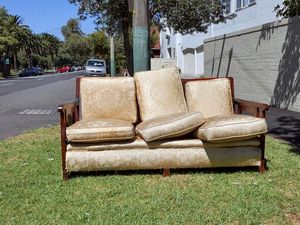 Supporting image for story: Officials criticise ‘feng shui’ after sofa and cushions dumped on main road