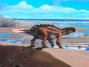 Supporting image for story: New dinosaur species from Chile had a unique slashing tail