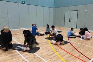 Pic show the young lifesavers during their classroom training