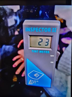 The level of tinting on the window was seen as unacceptable. Photo: Cannock Police