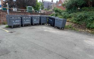 The rubbish in Crestwood Court has now been cleared. Picture: Shropshire Liberal Democrats