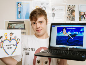 Supporting image for story: WATCH: Film-student Jason creates Covid cartoon to engage children