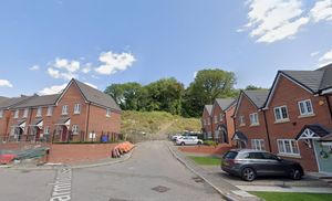 The land off Farmhouse Close, Cradley Heath, where the new homes could be built. Pic: Google Maps. Permission for reuse for all LDRS partners.