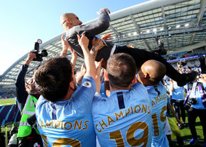 Pep Guardiola guided City to another Premier League title.