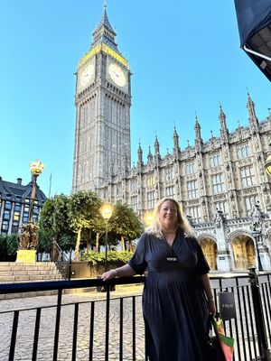 Hollie collected her honour in the capital