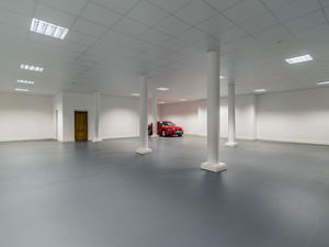 The luxury home has a garage big enough for 24 cars