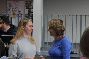 GCSE results day at The Marches School