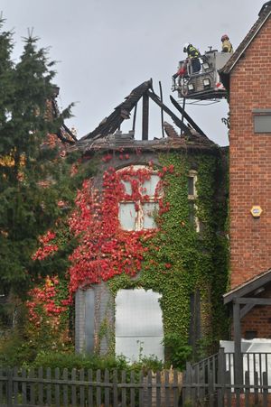 The fire damaged Oxon Priory pub