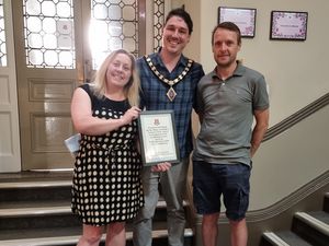 Supporting image for story: Oswestry couple made 'community champions' for fundraising efforts 