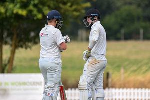 Spencer Grove and James Clark batting together for Himley.
(Picture: Garry Griffiths | ThreeFiveThree Photography) 