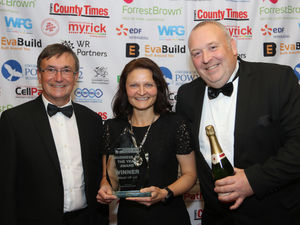Supporting image for story: Packaging firm takes top title at Powys Business Awards