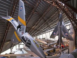 Supporting image for story: Nerves of steel as team polishes planes at RAF Museum Cosford - with video and pictures