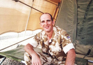 Marine Damian Davies, 27, from Telford, of Commando Logistics Regiment,