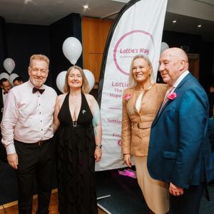 Charlotte's parents, Neil and Helen Hope (left) at the inaugural fundraiser. Picture: Lucy Rebecca Photography