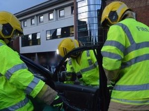 Supporting image for story: Councillor to be 'rescued' by firefighters to promote safe winter driving push
