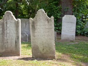 Cemetery stones
