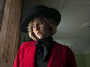 Supporting image for story: Kristen Stewart debuts English accent as Diana in Spencer trailer