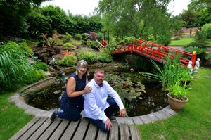 Andrew Roberts and Dru Yarwood, are opening their wonderful garden this weekend for the National Garden Scheme 