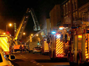 Supporting image for story: Fire on Brierley Hill High Street