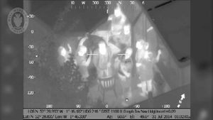 Police gatecrash the party