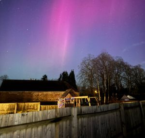 This shot of the Northern Lights was taken by fire service station manager Craig Jackson