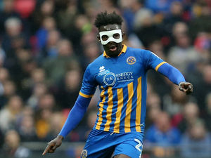 Supporting image for story: Shrewsbury Town’s Toto Nsiala will play on through the pain