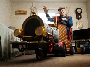 Supporting image for story: Vin,  92, turns his mobility scooter into Chitty Chitty Bang Bang