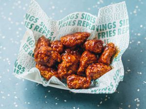 A dish of eight boneless chicken wings from Wingstop was the top trending order via Deliveroo across the UK in 2024