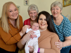 Supporting image for story: It’s all smiles from five generations