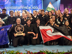 Supporting image for story: New Zealand Youth Choir wins Llangollen's Choir of the World