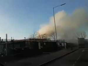 Supporting image for story: Smoke seen over M5 after West Bromwich fire