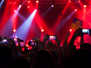 Supporting image for story: Should mobile phones be banned at gigs?