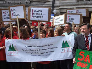 Supporting image for story: Sandwell schools in capital protest