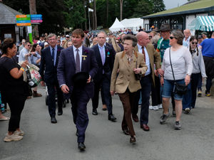 Supporting image for story: 16 spectacular pictures from the opening morning of the Royal Welsh Show as Princess Anne arrives by helicopter