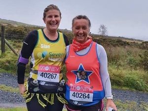 Supporting image for story: Running buddies raise thousands in Cleobury marathon