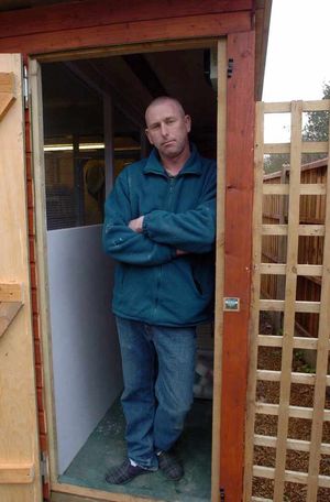 Bird breeder Lee Williams