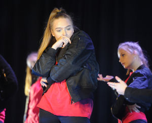 Full Out performs during Telford's Got Talent