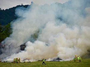 Supporting image for story: Church Stretton barn fire not suspicious
