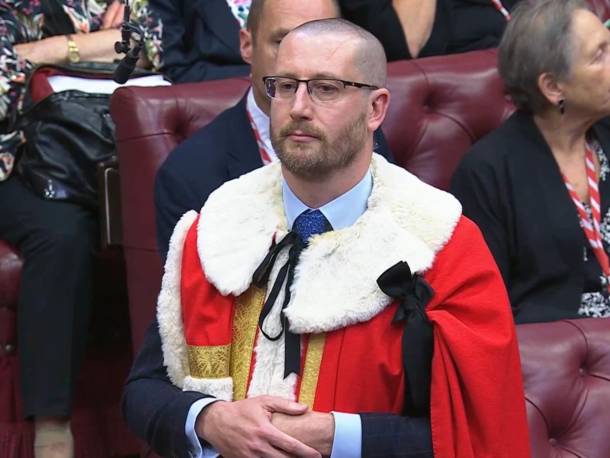 Former Whitehall chief Simon Case takes seat on red benches in House of Lords