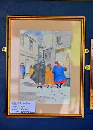 Chasewater Innovation Centre and the Great Wyrley Art Group have an exhibition on. This is the art of member Sheila Oakley