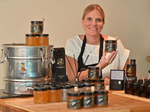 Supporting image for story: We started a business selling products using honey and beeswax from our own hives in the Shropshire Hills - and won a Great Taste 2-star award