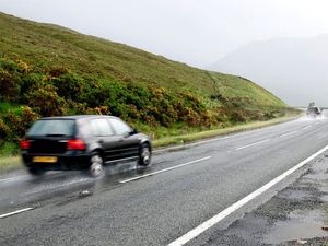 Supporting image for story: Holidaymakers warned to be careful on the road as Storm Evert approaches