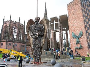 Supporting image for story: Now Stoke bids to host Shropshire's Knife Angel