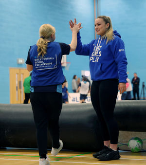 Students at Westcroft School in Wolverhampton had a special visit from star of the TV show Gladiators’, Jodie Ounsley AKA ‘Fury’